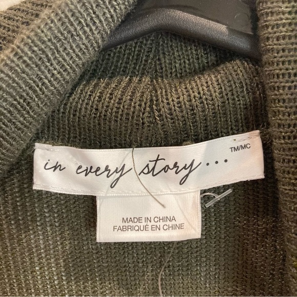 IN EVERY STORY Sz 2X Slinky Open  Front Ribbed Front Long Line Cardigan NEW - Picture 2 of 8